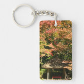 カラーメープルツリーアンドレストハウス キーホルダー (正面)