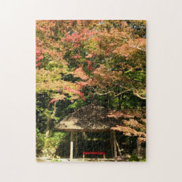 カラーメープルツリーアンドレストハウス ジグソーパズル