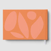 カラーモダンコラージュ結婚の愛引用文 ゲストブック (裏面)