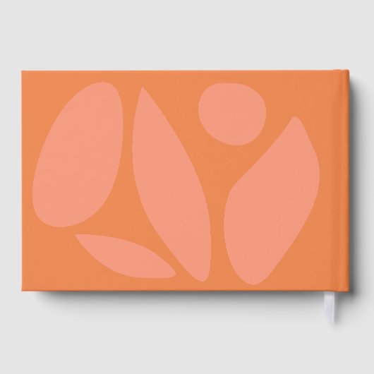 カラーモダンコラージュ結婚の愛引用文 ゲストブック (裏面)