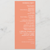 カラーモダンコラージュ結婚ズ プログラム (裏面)