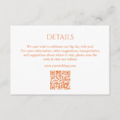 カラーモダンコラージュ、の結婚詳細 エンクロージャーカード (正面)