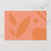 カラーモダンコラージュ、の結婚詳細 エンクロージャーカード (裏面)