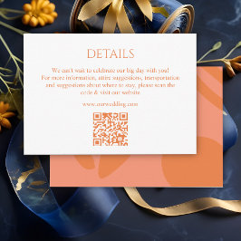 カラーモダンコラージュ、の結婚詳細 エンクロージャーカード