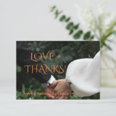 カラーモダンコラージュ サンキューカード (スタンド正面)