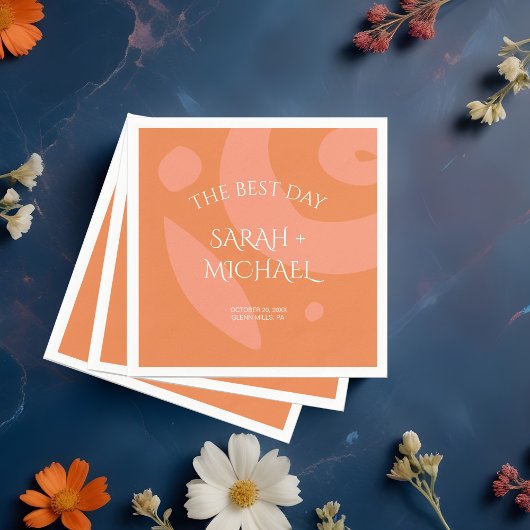 カラーモダンコラージュ スタンダードカクテルナプキン