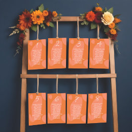 カラーモダンコラージュ テーブルナンバー