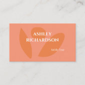 カラーモダンコラージュ プレイスカード (正面)