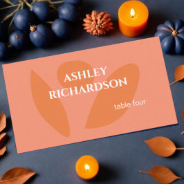 カラーモダンコラージュ プレイスカード