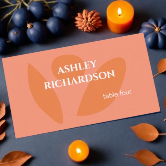 カラーモダンコラージュ プレイスカード