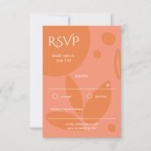 カラーモダンコラージュ 出欠カード (正面)