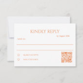 カラーモダンコラージュ 出欠カード (正面)