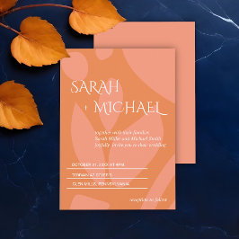 カラーモダンコラージュ 招待状