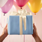 カラーモダンシンプルブルースカイラッピング紙転が ラッピングペーパー