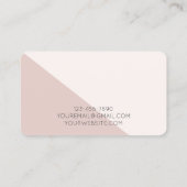 カラーモダンブロックバラ大理石 名刺 (裏面)