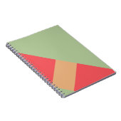 カラーモダンブロック図形1 ノートブック (右側)