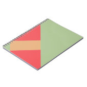 カラーモダンブロック図形1 ノートブック (左側)