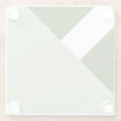 カラーモダンブロック図形2 ガラスコースター (裏面)