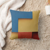 カラーモダンブロック抽象芸術装飾用クッション クッション (ブランケット)
