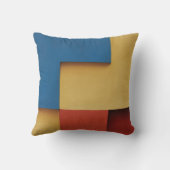カラーモダンブロック抽象芸術装飾用クッション クッション (裏面)