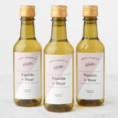 カラーモダンブロック香り付きワックスメルト製品ラベル ワインラベル (ボトル)