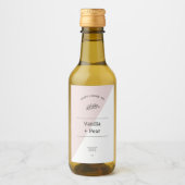 カラーモダンブロック香り付きワックスメルト製品ラベル ワインラベル (正面)