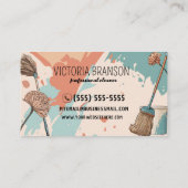 カラーモダンプアートランプロフェッショナルクリーナー 名刺 (裏面)