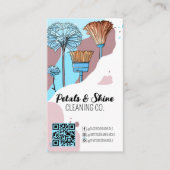 カラーモダンプアートランプロフェッショナルクリーナー 名刺 (正面)