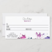 カラーモダン見本メイクアップアーティストギフト証明書 (裏面)