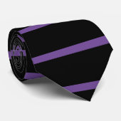 カラーモダン714997c紫色のラインかわいいネックタイ ネクタイ (ロール)