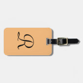 カラーモノグラムミニマリストの選択バッグ ラゲッジタグ (正面横)