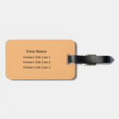 カラーモノグラムミニマリストの選択バッグ ラゲッジタグ (裏面横)