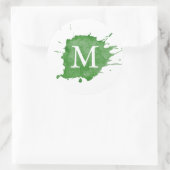 カラーモノグラム⎥シールのスプラッシュ ラウンドシール (バッグ)