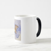 カラーモーフィングビッグブラウンこうもりマグカップ モーフィングマグカップ (正面右)