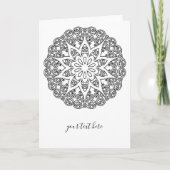 カラーユアウンマンダラ – DIYカラーリングブック1 カード (正面)