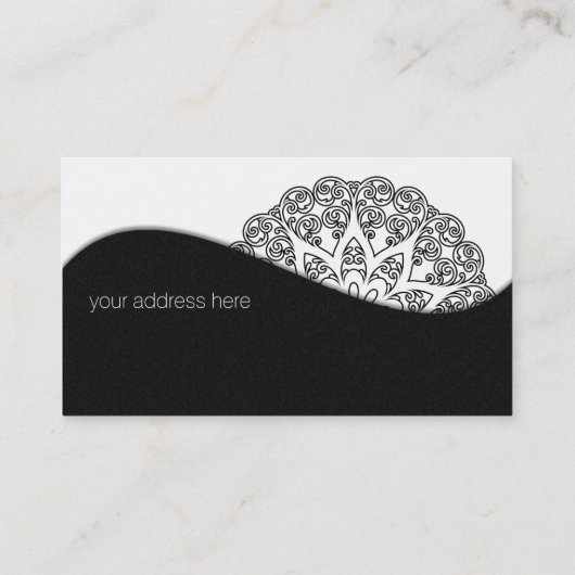 カラーユアウンマンダラ – DIYカラーリングブック1 名刺 (裏面)