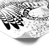 カラーユアオート魚釣りヒョウGriffin ポスター (角)