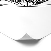 カラーユアマンダラポスターアートピーコックス鳥 ポスター (角)