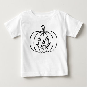 カラーユアー – ジャック – O – ランタンハロウィーン用カボチャ ベビーTシャツ