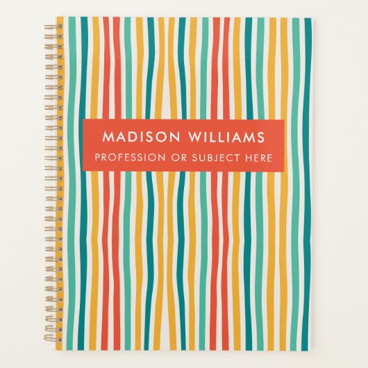 カラーラインフラワーモダンズプランナー プランナー手帳 (正面)