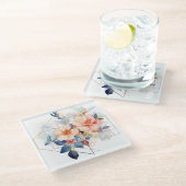 カラーライン フラワー: "私のキッチン" コースター (アングル)