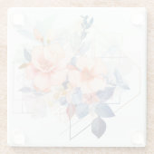 カラーライン フラワー: "私のキッチン" コースター (裏面)