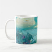 カラーラッシュ抽象油絵II マグカップ (左)