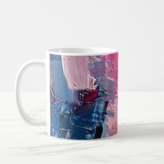 カラーラッシュ抽象油絵III マグ (左)