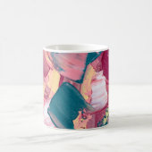 カラーラッシュ抽象油絵IV マグカップ (中央)