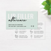 カラーリップフィラー説明書アフターケアカード (デスク)