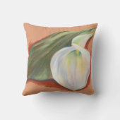 カラーリリーと葉 クッション (裏面)