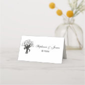 カラーリリーブーケリボン プレイスカード (正面)