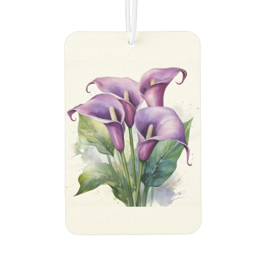 カラーリリー カーエアーフレッシュナー (裏面)