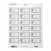 カラーリリー ラベル (フルシート)